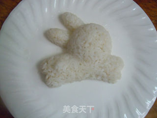 可爱卡通上饭桌喽---茄汁拌饭的做法步骤:9