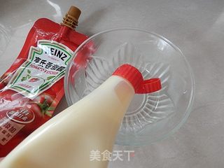 西兰花鱼丁沙拉的做法步骤:6