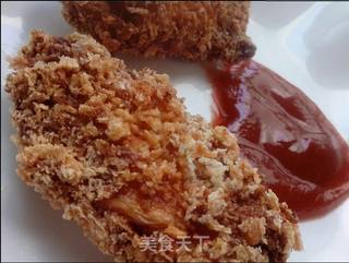 香酥炸鸡翅的做法步骤:9
