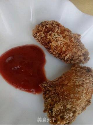 香酥炸鸡翅的做法步骤:8