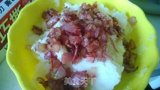 培根沙拉土豆泥-【丘比系列产品试用报告】4的做法步骤:7