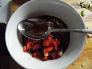 香辣擂椒茄条的做法步骤:6