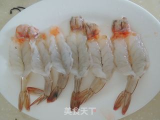 高大上宴客级菜品【大虾伴番茄酱沙律】的做法步骤:8