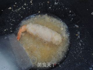 高大上宴客级菜品【大虾伴番茄酱沙律】的做法步骤:13