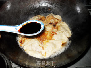 面筋塞肉的做法步骤:13