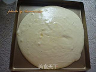 蕃茄酱肉松蛋糕卷的做法步骤:12