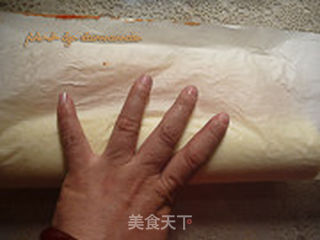 蕃茄酱肉松蛋糕卷的做法步骤:19