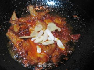 萝卜干炒的——回锅肉的做法步骤:5
