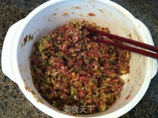茄子肉蒸包的做法步骤:7