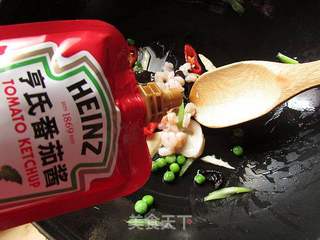 三鲜锅巴(剩米饭的妙用)的做法步骤:12