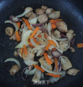 【番茄鸡肉烧淋饭】的做法步骤:7