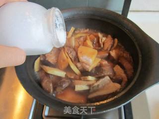 花菇笋子五花肉的做法步骤：9