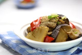 花菇笋子五花肉的做法步骤：11
