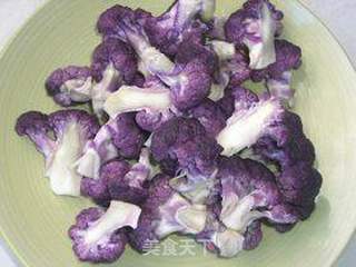 紫菜花炒海鲜丸子的做法步骤:3