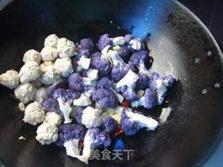 紫菜花炒海鲜丸子的做法步骤:6
