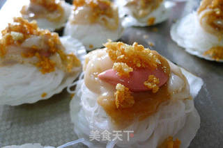 蒜蓉粉丝蒸扇贝的做法步骤:5