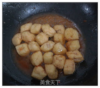 秘密——茄汁灯笼豆腐的做法步骤:8