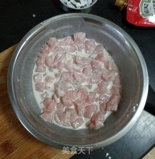 酸辣樱桃肉的做法步骤:4