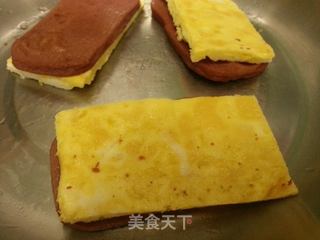 【快手早餐】港式酥脆餐蛋三明治的做法步骤:8
