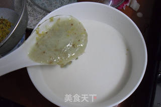 蜜豆桂花马蹄糕的做法步骤:7
