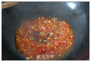 酱香剁椒茄子的做法步骤:7