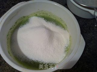 纯天然菠菜蛋糕的做法步骤:5