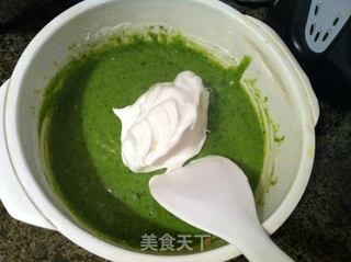 纯天然菠菜蛋糕的做法步骤:8