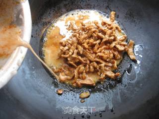 茄汁肉丝盖青椒的做法步骤：8