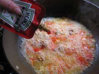 番茄肉丸汤的做法步骤:8