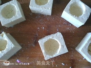 鱼肉酿豆腐的做法步骤:5