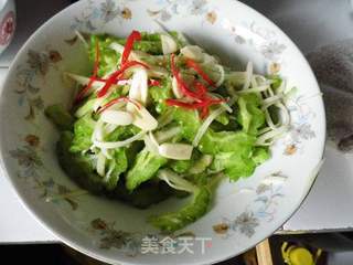 仔姜生拌苦瓜的做法步骤:5
