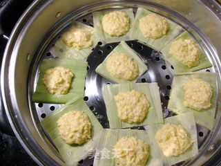 新鲜玉米蒸饼的做法步骤:5