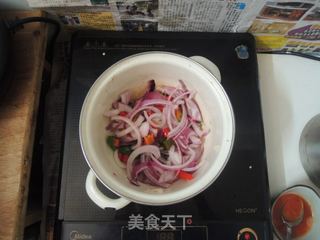 夏日小清新【泰式蔬菜鸡肉沙拉】的做法步骤:9