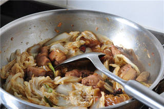 白菜粉皮鸡的做法步骤:13