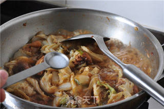 白菜粉皮鸡的做法步骤:15