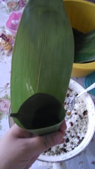 红豆粽子----好吃不腻的做法步骤:4