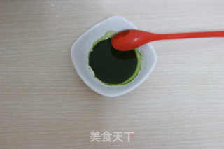 大理石抹茶蜜豆蛋糕 —— 让你爱上茶香、爱上蜜豆的清甜的做法步骤:3