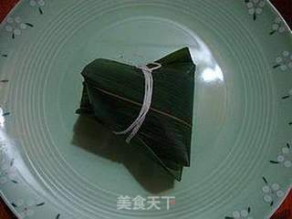 花生绿豆排骨粽子的做法步骤:10