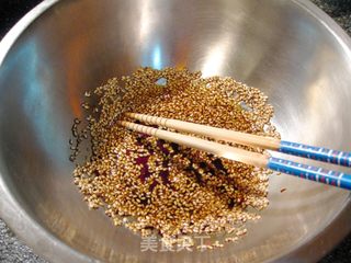 芝麻菠菜塔的做法步骤:4