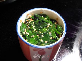 芝麻菠菜塔的做法步骤:6