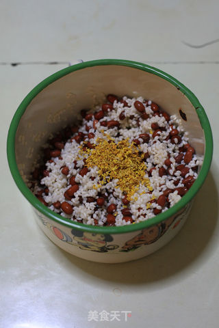 桂花蜜豆粽的做法步骤:6