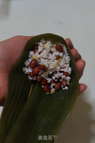 桂花蜜豆粽的做法步骤:7