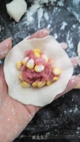 鲜肉玉米包的做法步骤:10