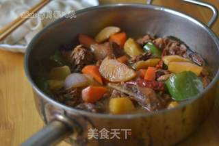 大盘鸡的做法步骤:17