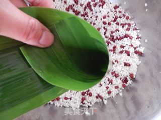 红豆粽子的做法步骤:8