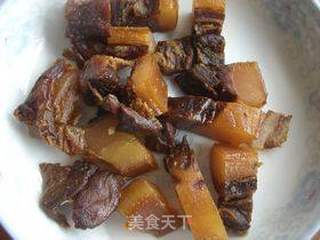 腊肉松蘑粽的做法步骤:2