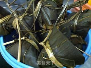 端午咸肉粽的做法步骤:9