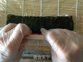 夏季无油烟凉爽晚餐——家庭版简易加州卷的做法步骤:6
