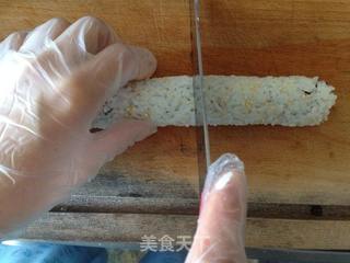 夏季无油烟凉爽晚餐——家庭版简易加州卷的做法步骤:7