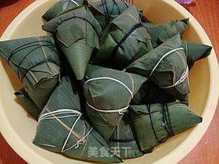 粽情端午-----【蜜枣牛角粽子】的做法步骤:10